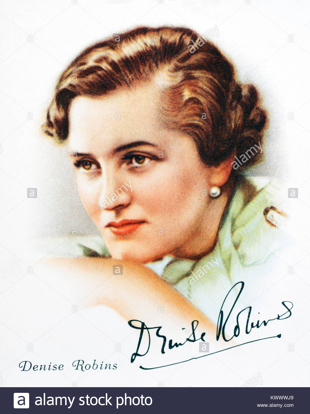 Denise Robins era un romanziere inglese 1897 - 1985 Foto Stock