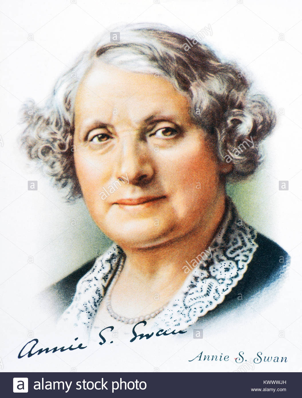 Annie S. cigno era un scozzese scrittore e romanziere 1859 - 1943 Foto Stock