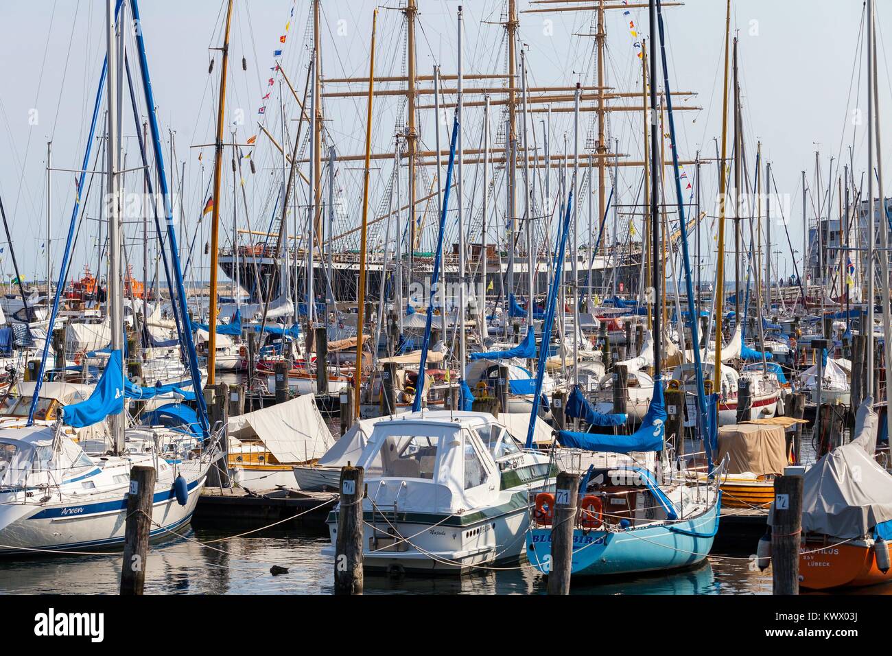 "Passat' museo nave in Travemuende, 07 ago 2017 | Utilizzo di tutto il mondo Foto Stock