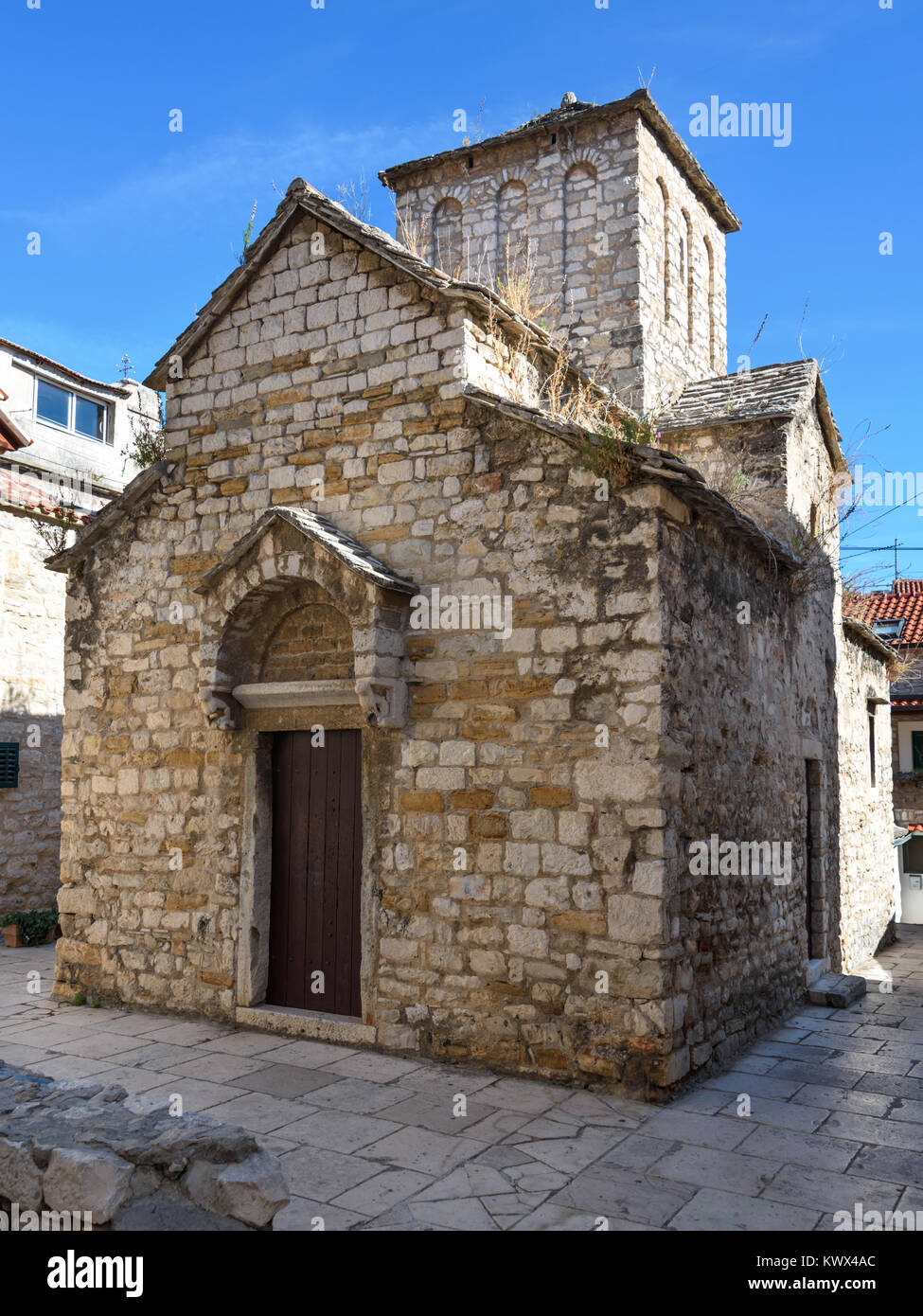 San Mikula Chiesa, Veli Varos, Split, Croazia Foto Stock