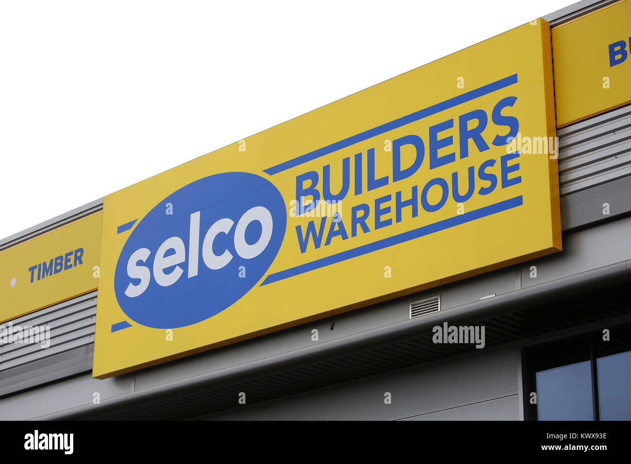 Viste generali di Selco Builders Warehouse, UK. Foto Stock