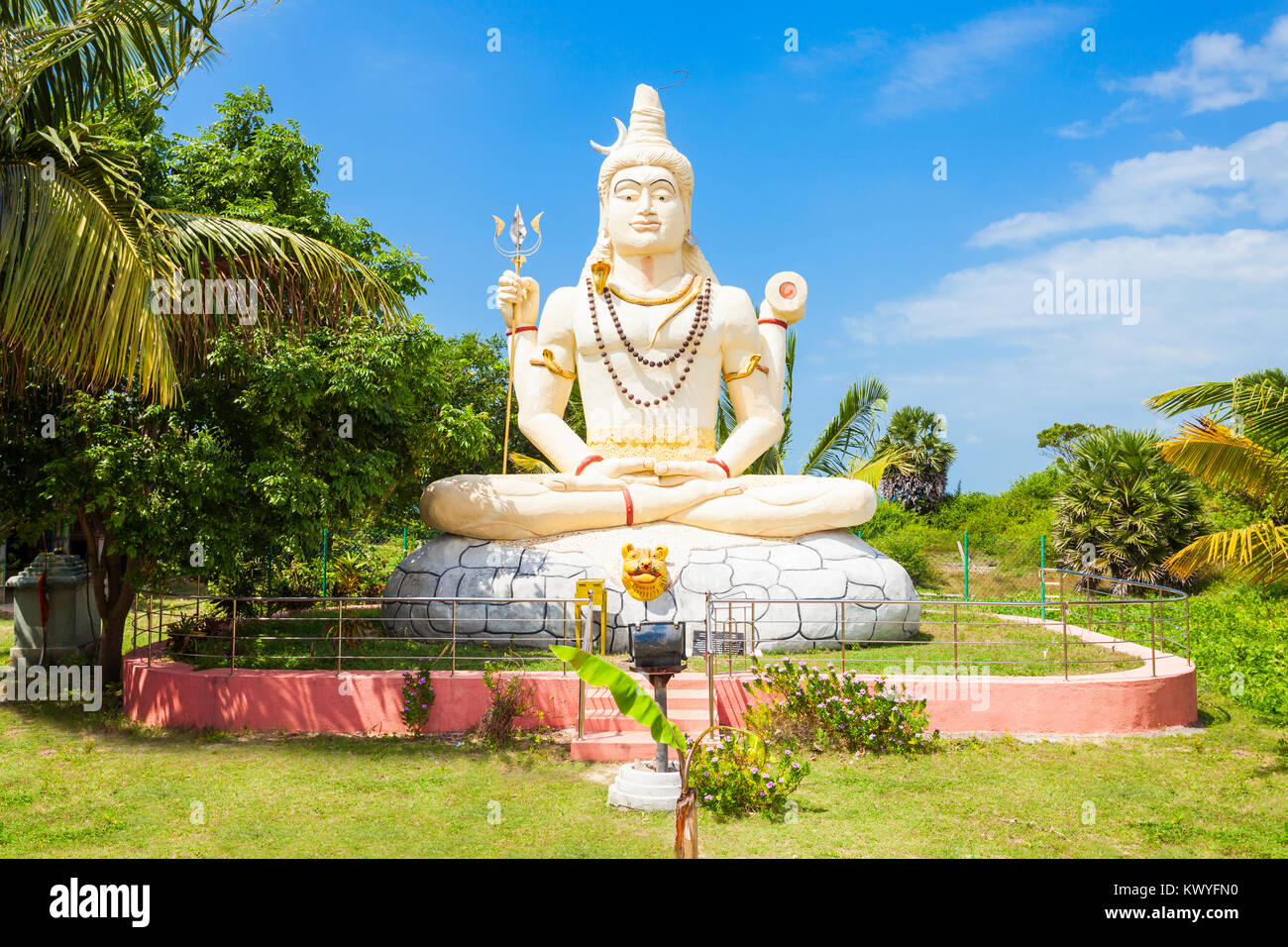 Sampunaatheecharam Shiva tempio è un tempio indù vicino a Jaffna, Sri Lanka Foto Stock