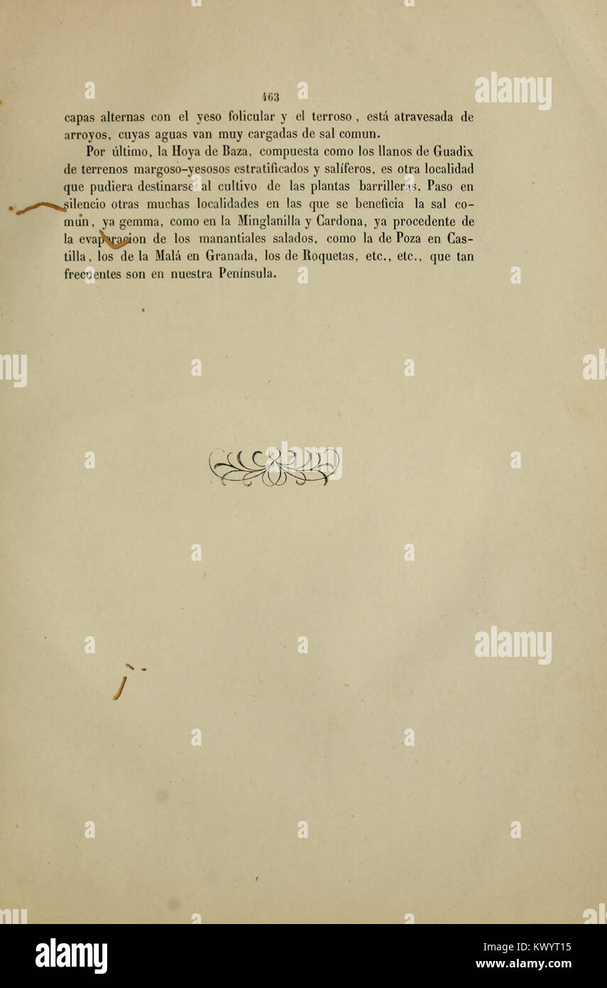 Questa voce riguarda la distribuzione geografica di piante di conifere, legumi, piante rosacee, saline, piante amentacee, conifere e erbe nella penisola iberica, come studiato nella premiata memoria della ricerca scientifica. Foto Stock