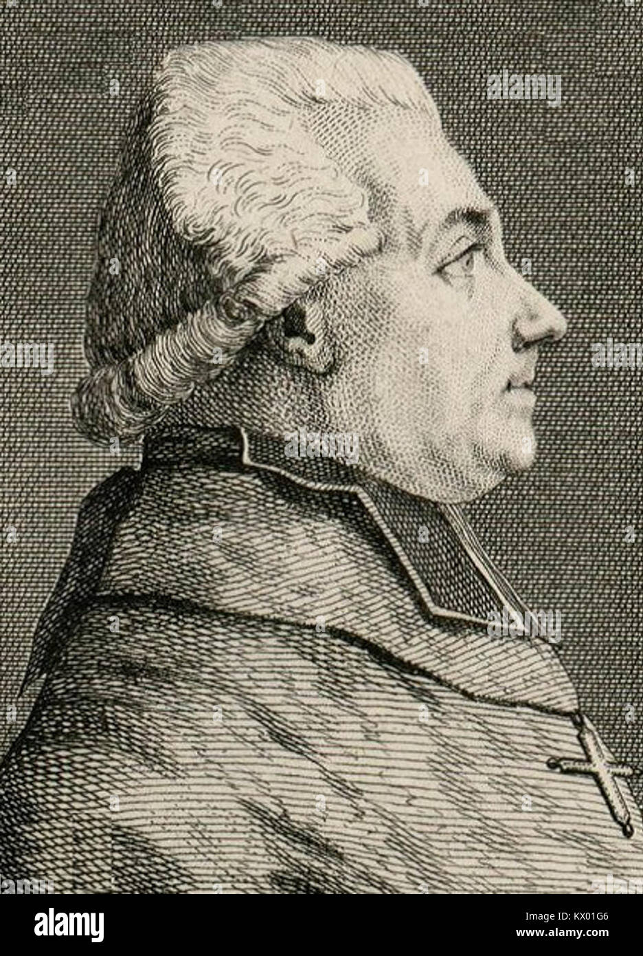 Mons Anne-François-Victor Le Tonnelier de Breteuil (1726-1794) Foto Stock