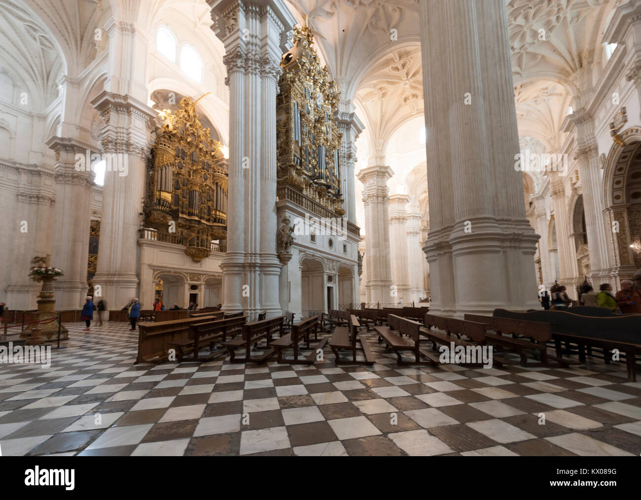 Granada, Andalusia, Spagna. Interno della Catedral de Granada. Foto Stock