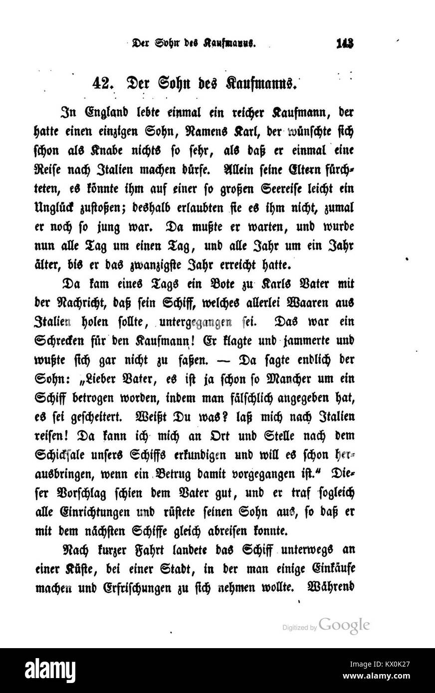 Il 143° ingresso nella collezione di racconti popolari svevi di Meier offre uno sguardo alle tradizioni narrative della regione, con enfasi su elementi magici e costumi locali. Foto Stock