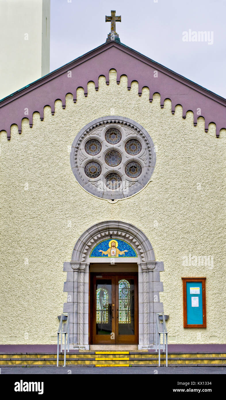 Una chiesa nella contea di Galway, Irlanda Foto Stock