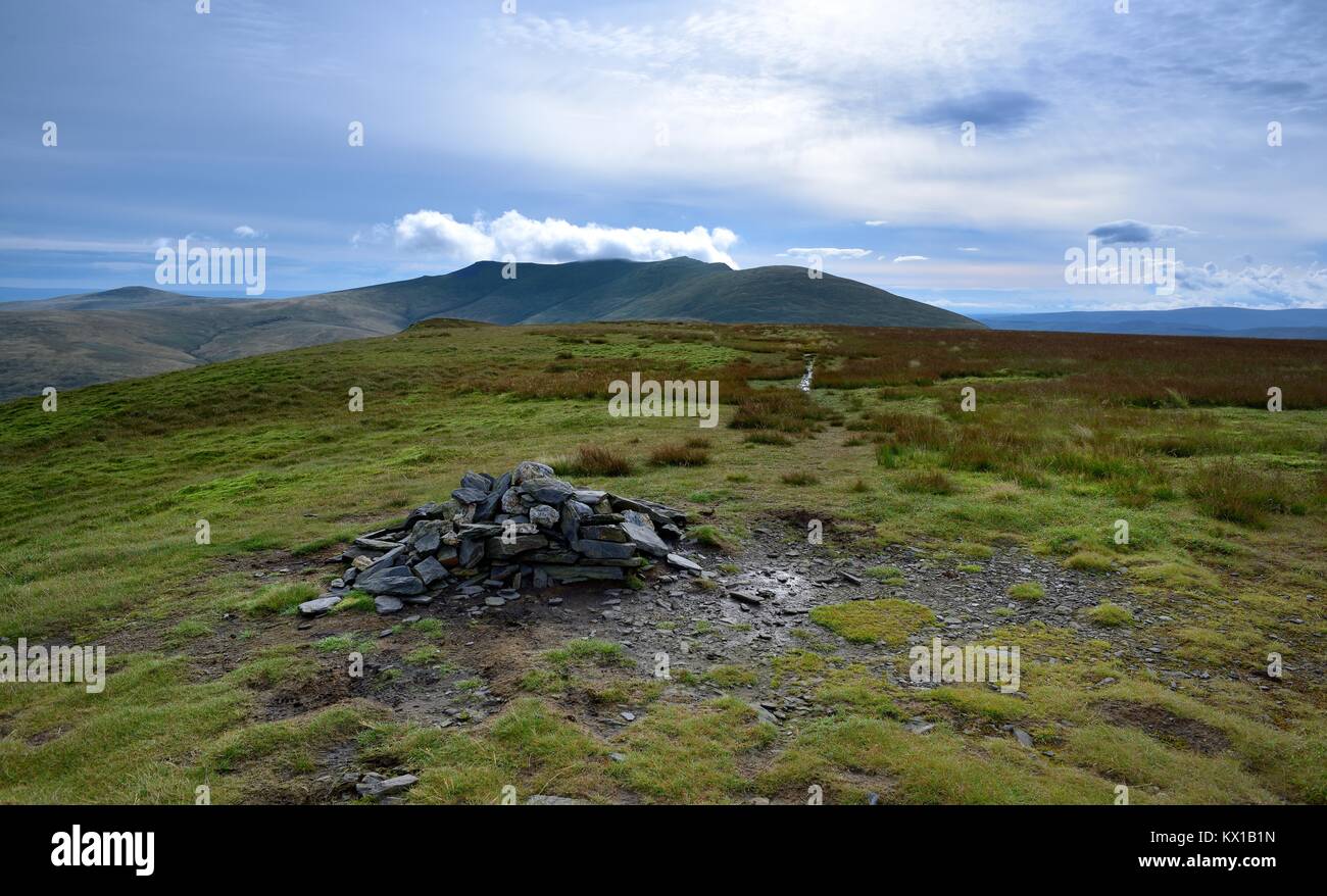 Visualizzazione Blencathra da Lonscale cadde Foto Stock