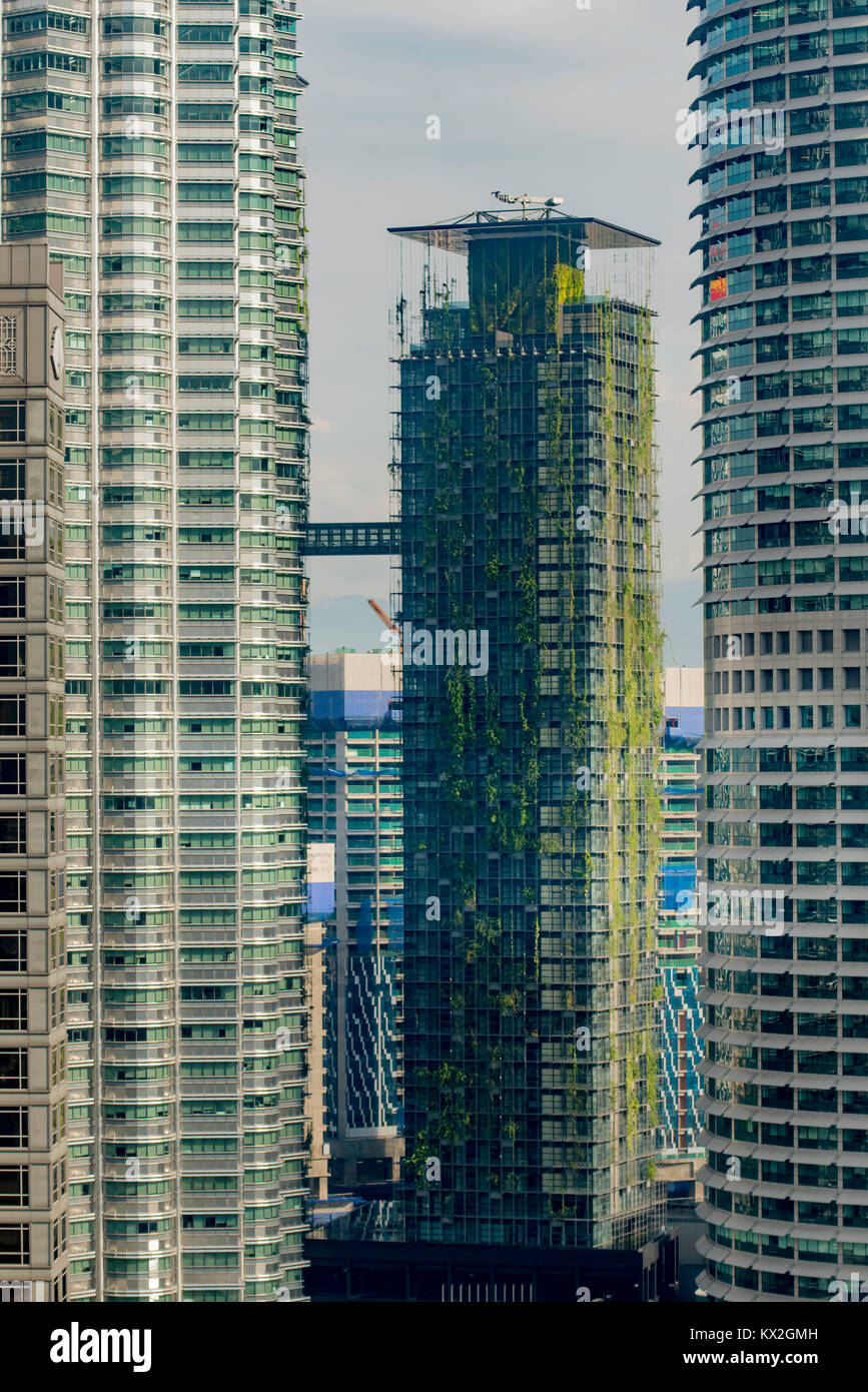 Il LE NOUVEL, KUALA LUMPUR torre verde Foto Stock