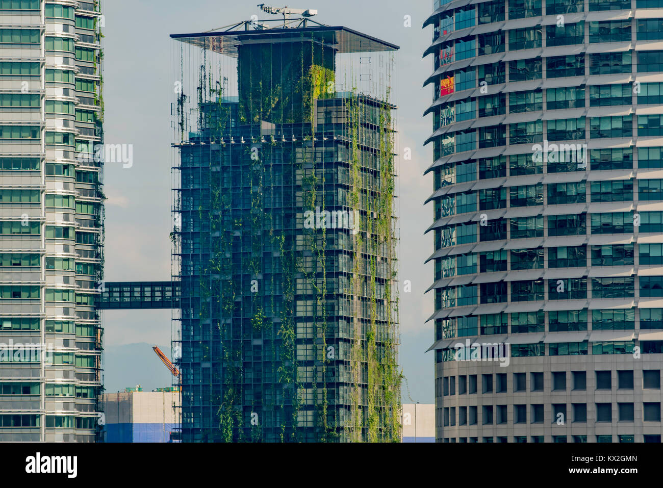 Il LE NOUVEL, KUALA LUMPUR torre verde Foto Stock