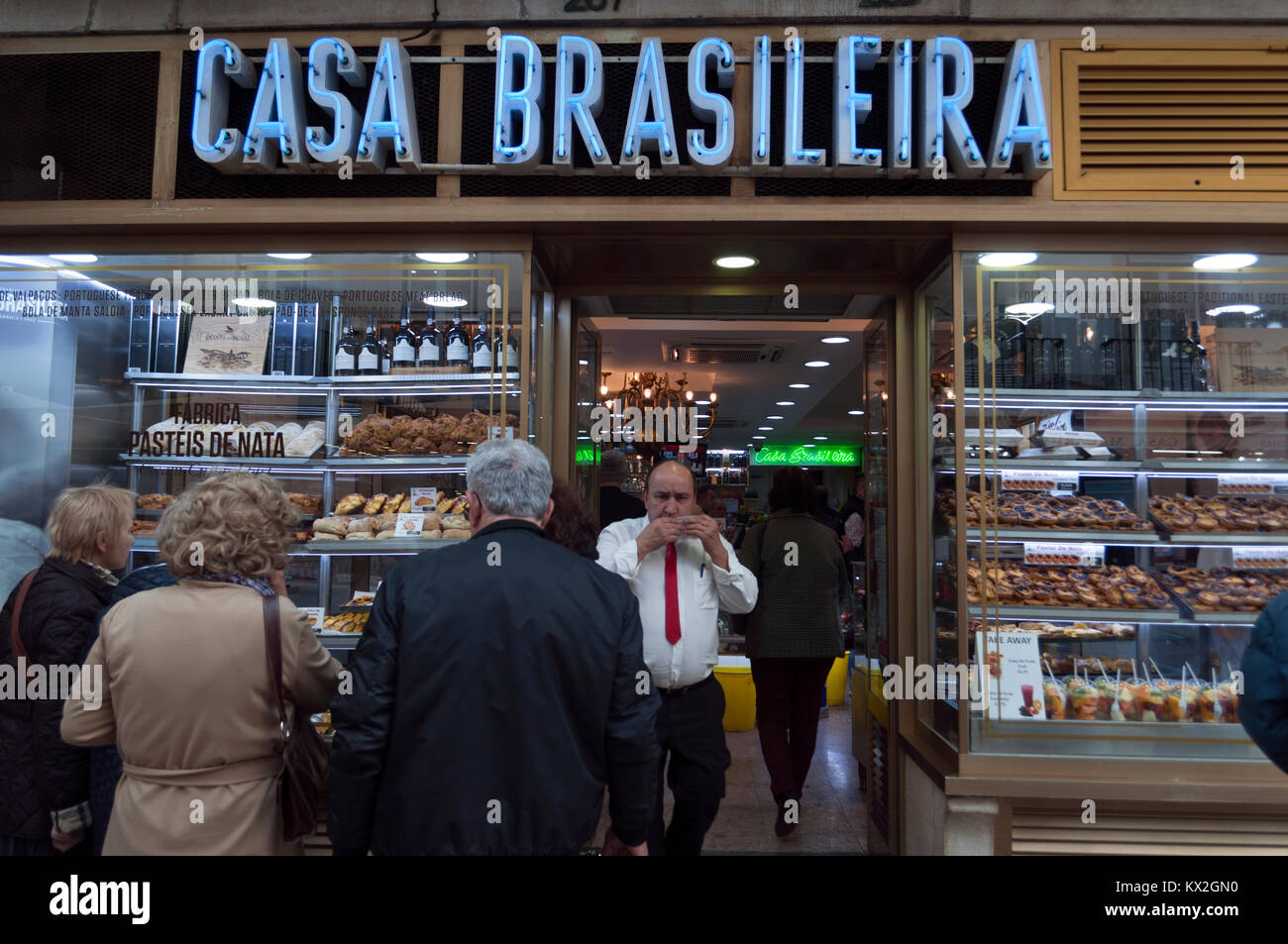 Pasticceria, Lisbona, Portogallo Foto Stock