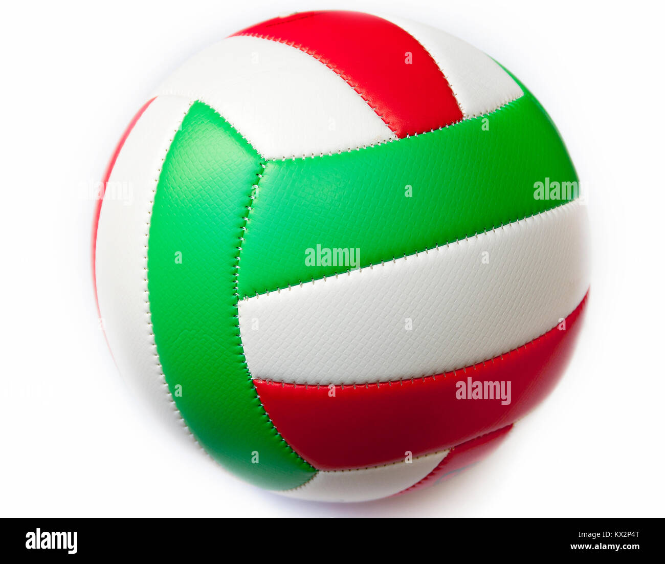 La pallavolo con colori italiani Foto Stock