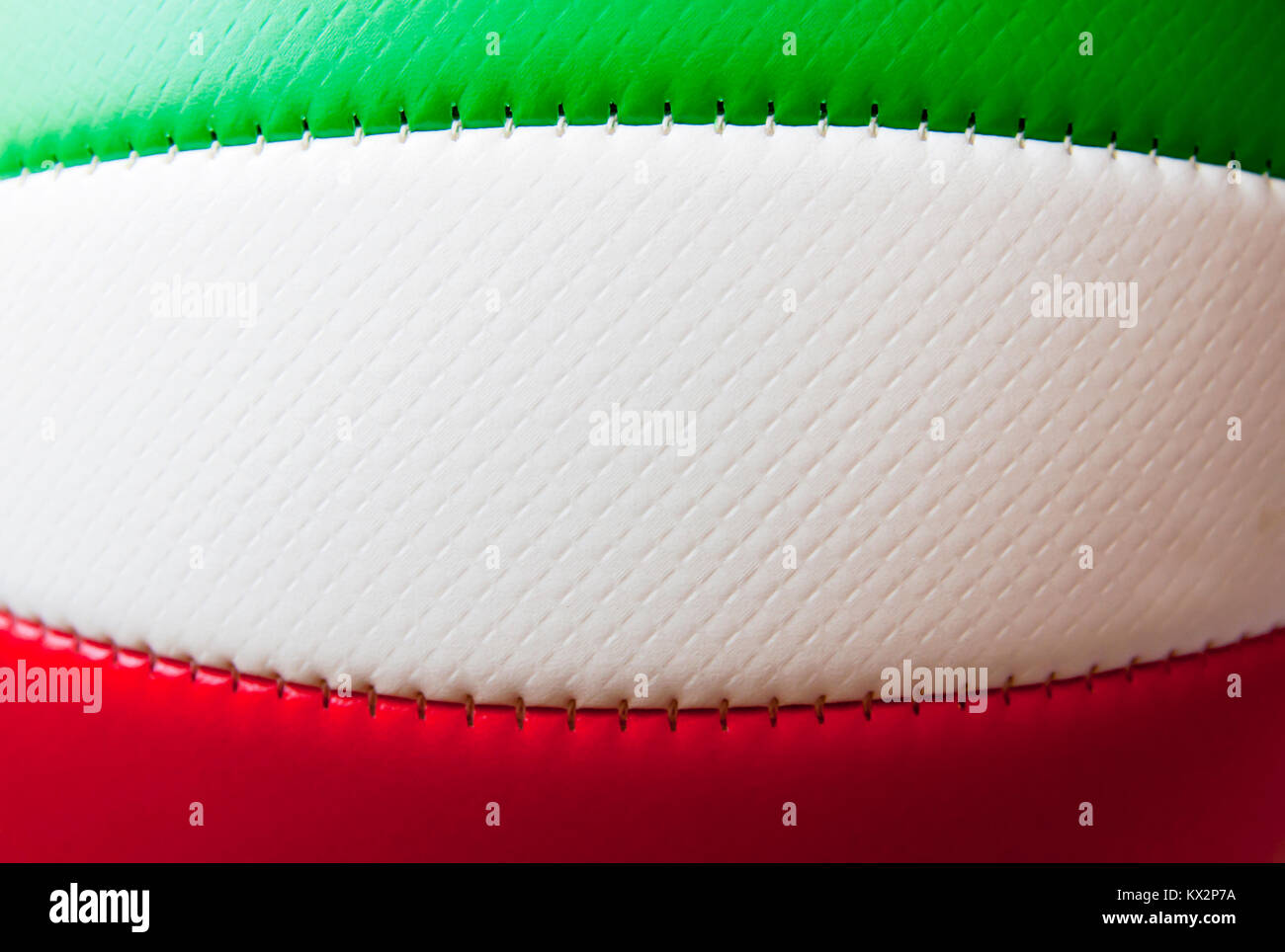 La pallavolo con colori italiani Foto Stock