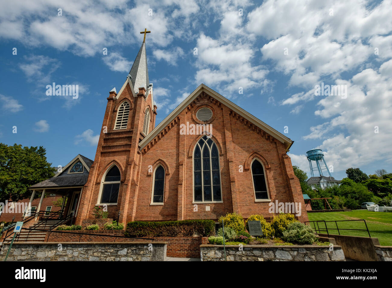 San Paolo Chiesa luterana, 156 West Washington Street, Strasburgo, Virginia Foto Stock