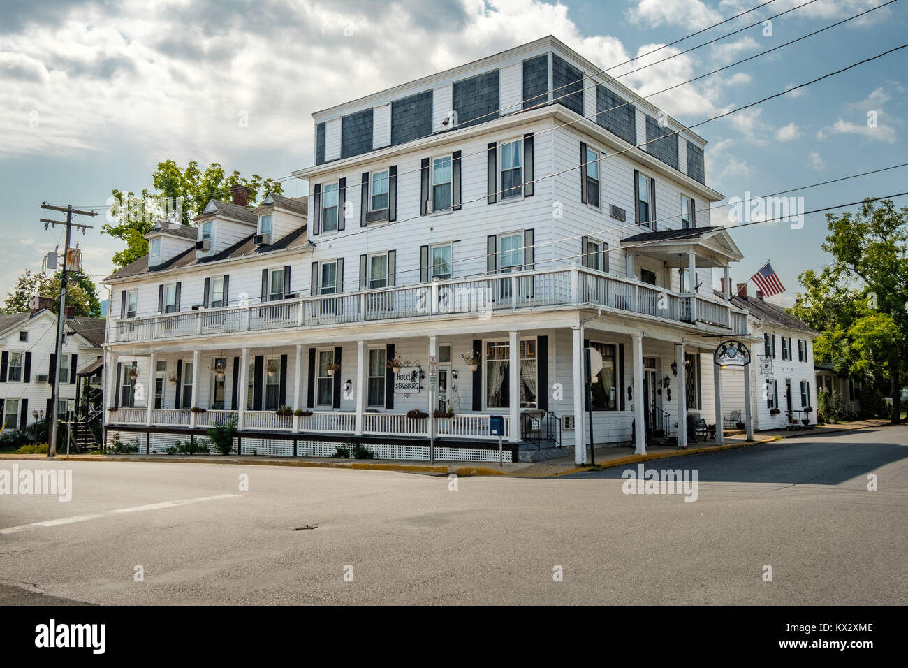 Strasburgo Hotel, 213 South Holliday Street, Strasburgo, Virginia Foto Stock