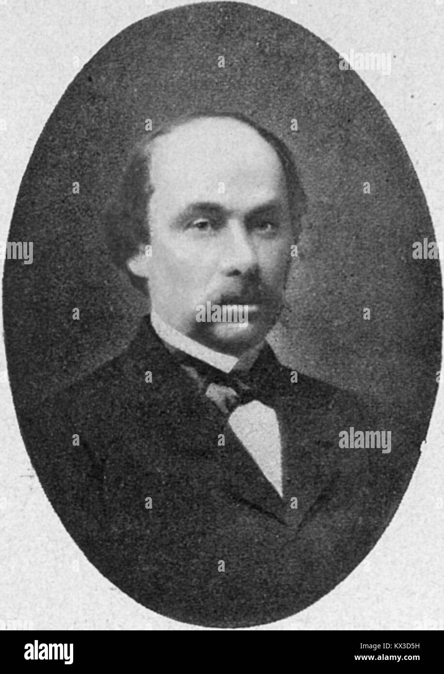 Ritratto o registrazione di Stepan Semjonovich Dudyshkin, un individuo storico documentato in documenti d'archivio Foto Stock