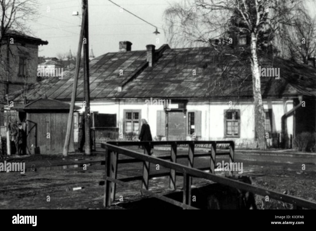 Beksiński casa di famiglia a Jagiellońska Street a Sanok (1960-70) Foto Stock