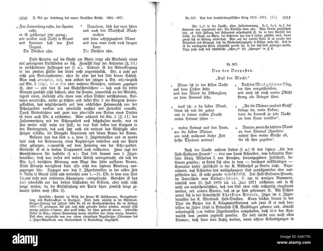 Questa collezione di canti popolari e racconti di Württemberg documenta le tradizioni culturali della regione e la storia del XIX secolo Foto Stock