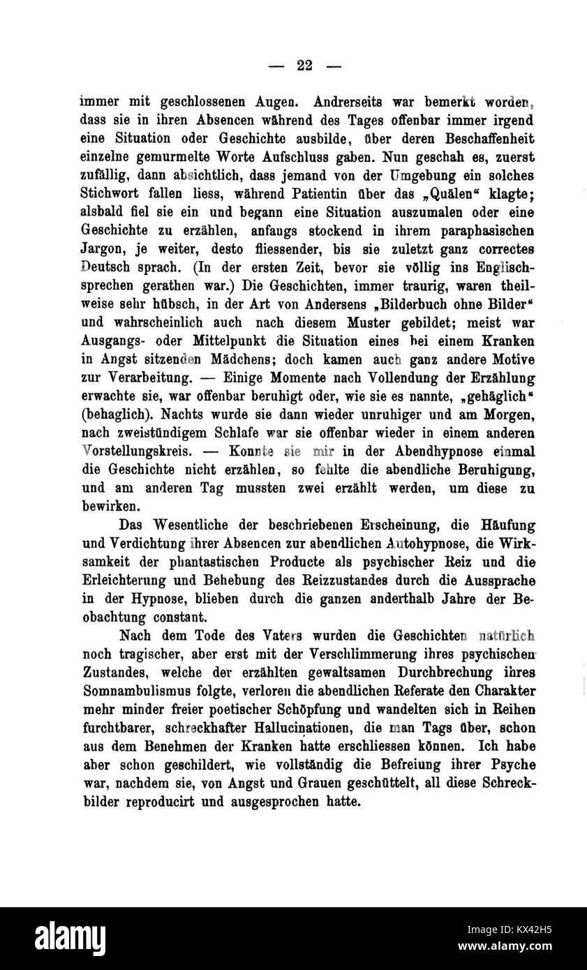 Questa pubblicazione presenta ricerche sull'isteria, esaminando cause, sintomi e trattamenti come documentato negli studi psicologici del XIX secolo. Foto Stock