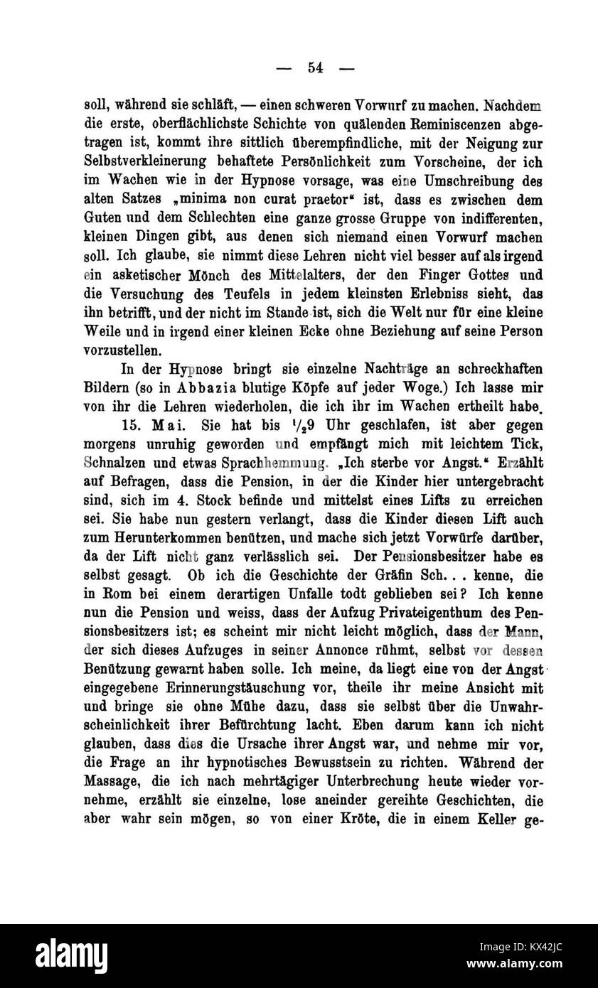 "De Studien über Hysterie" si concentra sullo studio medico e psicologico dell'isteria, esplorato dai pionieri in psicologia e psichiatria, cruciale per lo sviluppo della teoria psicoanalitica. Foto Stock