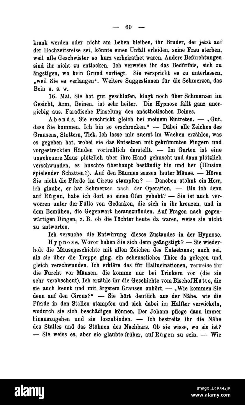 Uno studio storico sull'isteria del XIX o dell'inizio del XX secolo, che esamina le prospettive mediche e psicologiche. Foto Stock