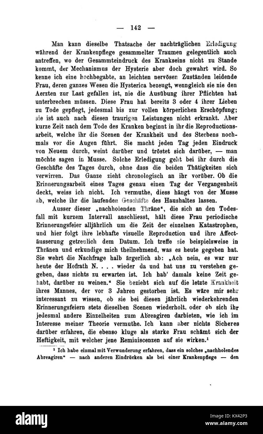Illustrazione tratta da "studi sull'isteria" che mostra l'analisi clinica e la rappresentazione dei sintomi neurologici e psicologici Foto Stock