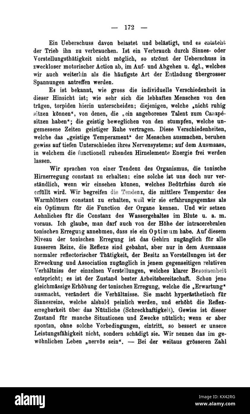 Pagina da "studi sull'isteria" che mostra casi di studio psicologici documentati, comportamento del paziente e osservazioni Foto Stock