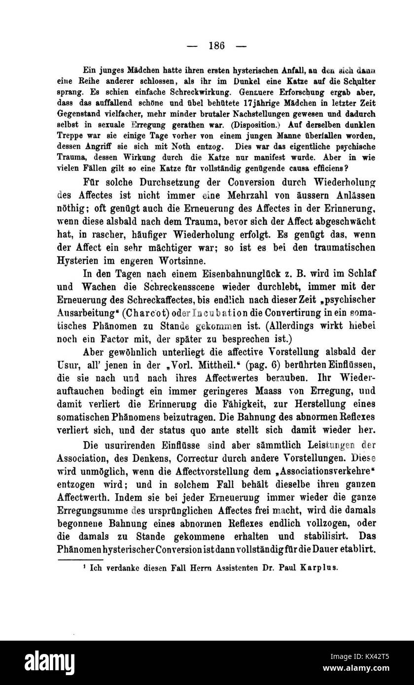 L'edizione 1868 di "De Studien über Hysterie" esplora la salute mentale e le condizioni psicologiche, concentrandosi sull'isteria e il suo trattamento nella pratica clinica. Foto Stock