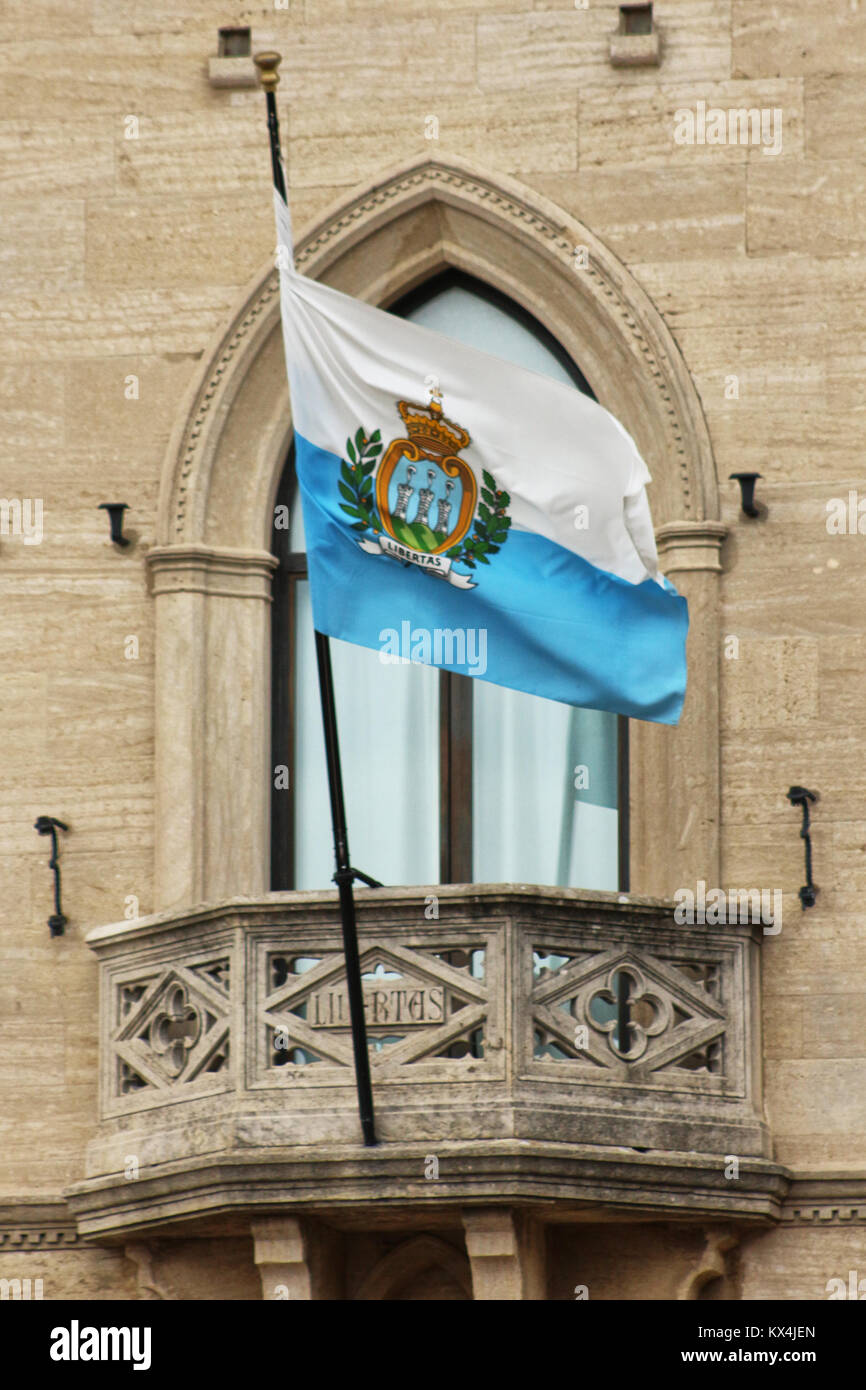 Repubblica di San Marino, paese europeo, luogo turistico Foto Stock