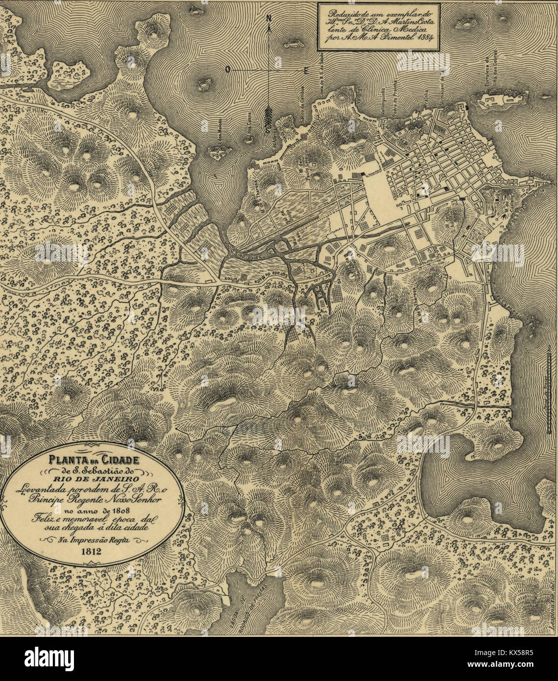 Rio De Janeiro - 1911 Foto Stock