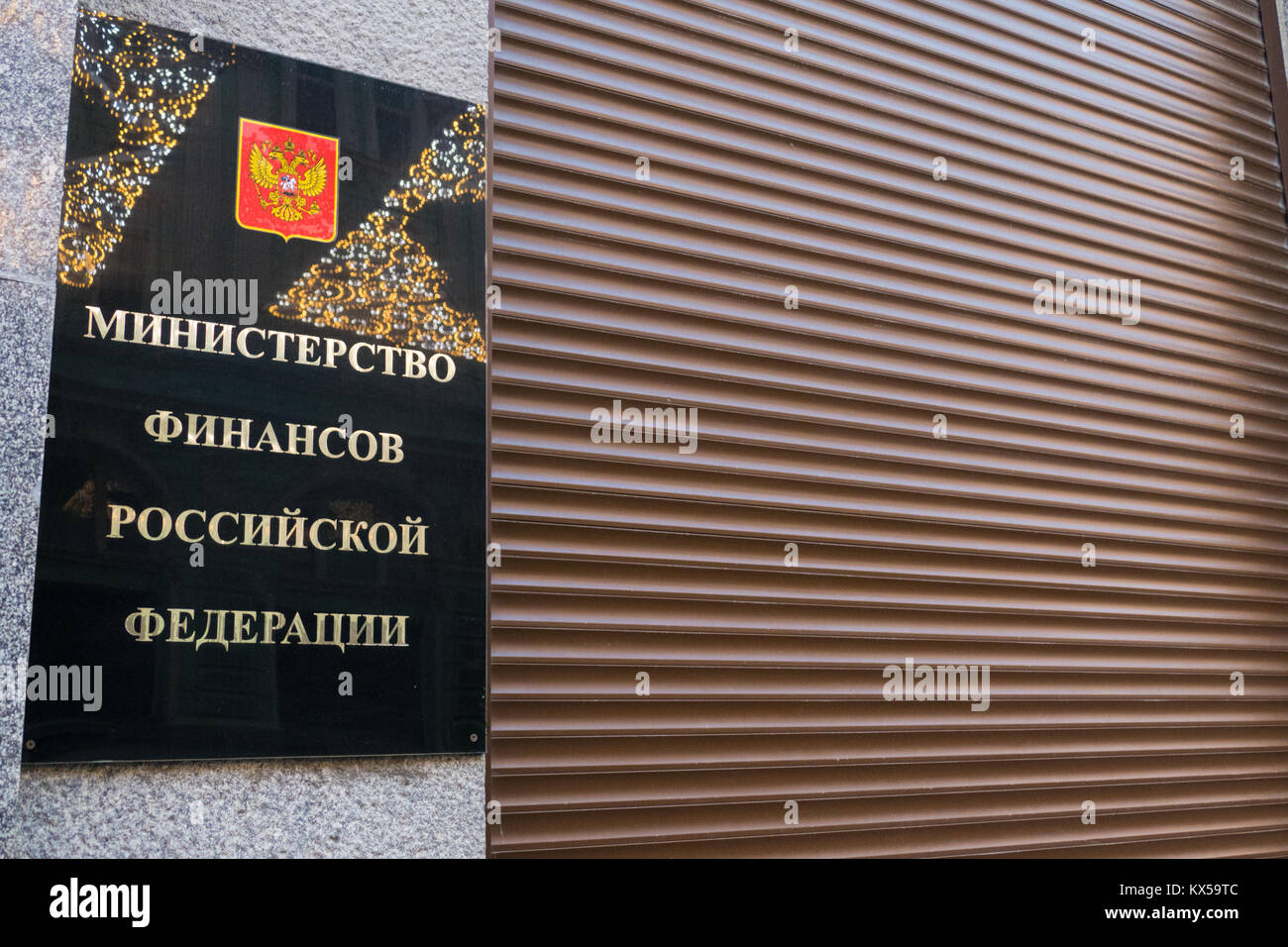 Ministero delle Finanze della Russia Foto Stock