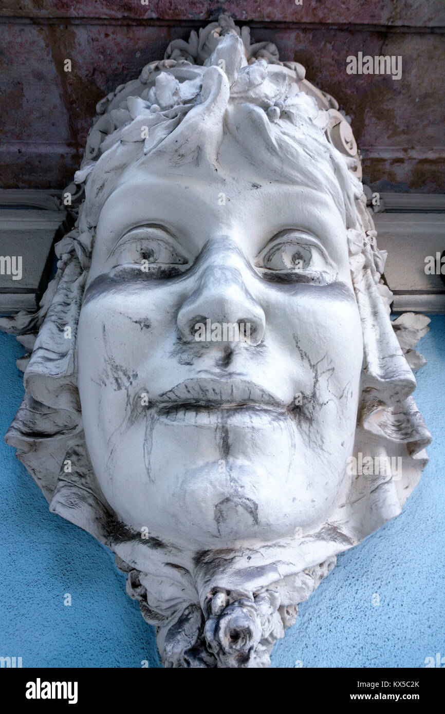 Lisbona Portogallo,Marques de Pombal,edificio Heron Castilho,esterno,ornamentale,decorativo,architettura,Art Nouveau,1921,Manuel Joaquim Norte Ju Foto Stock