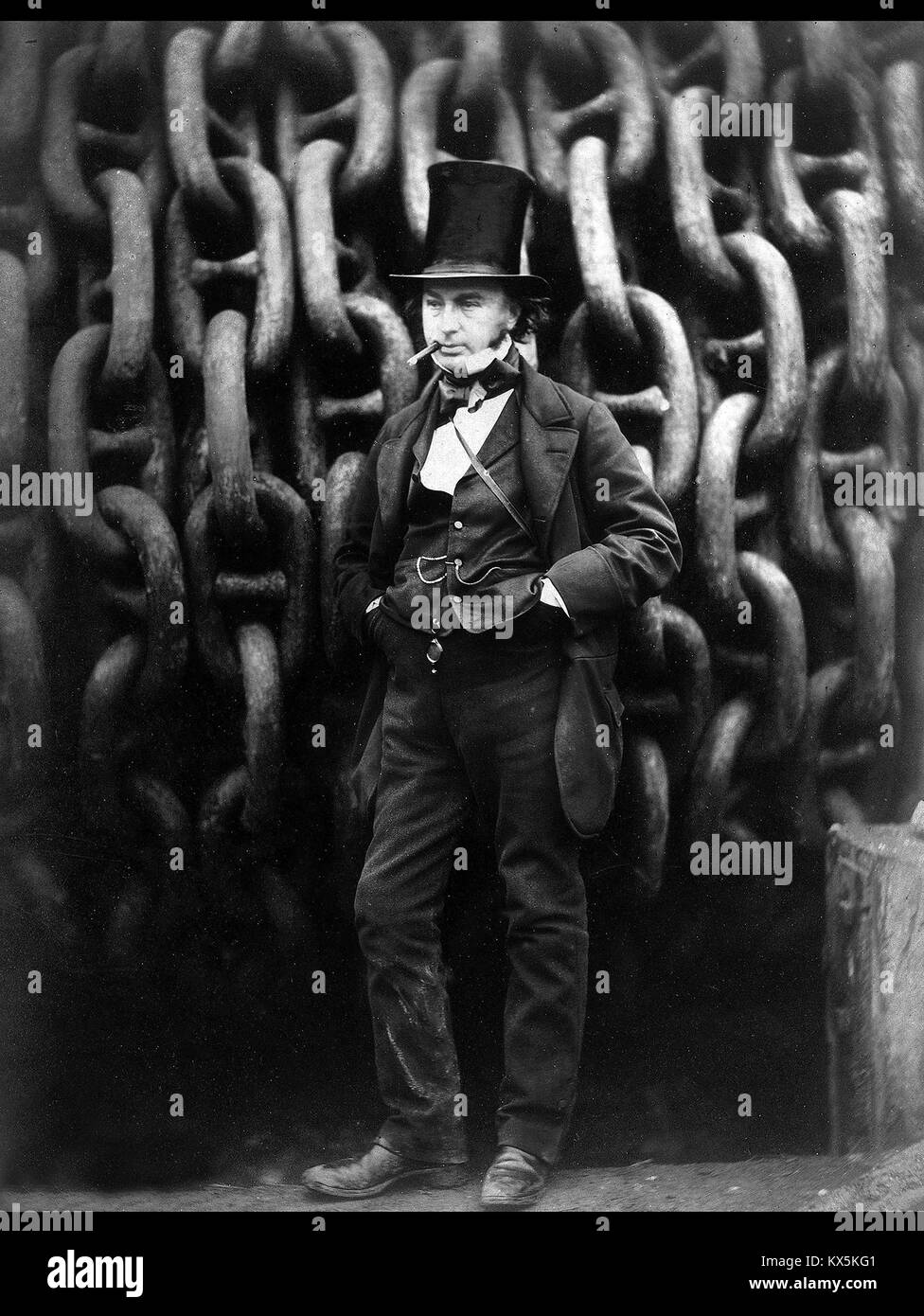 Isambard Kingdom Brunel, Inglese e meccanica Ingegnere civile Foto Stock