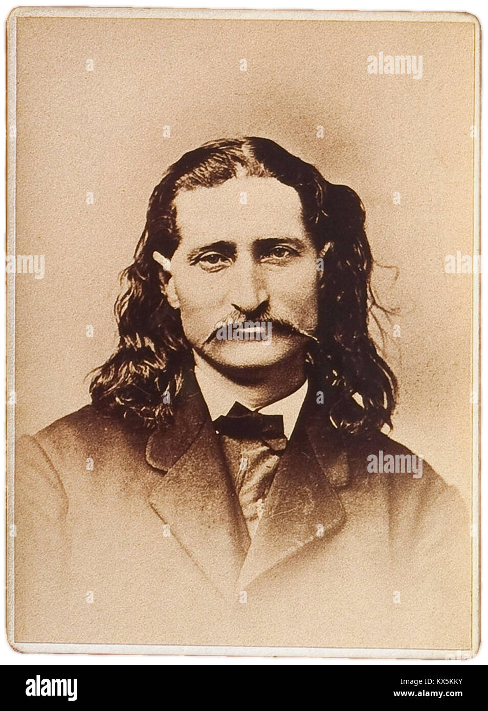James Butler Hickok, 'Wild Bill Hickok, James Hickok era un eroe folk americano di Vecchio West Foto Stock