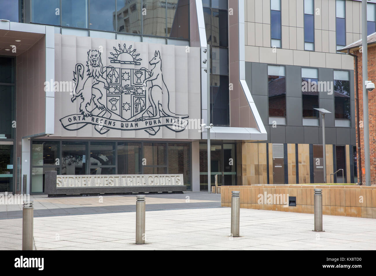 Giustizia Precinct in Parramatta Sydney occidentale include il sud ovest di magistratura giudicante, corte per bambini, servizi legali,Sydney , Australia Foto Stock