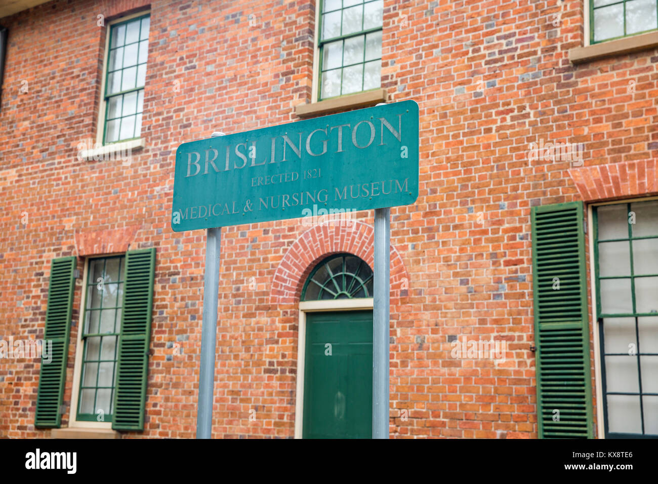 Brislington casa costruita 1821 interna più antica casa di città a Parramatta, ora un medico e infermiere museo,Western Sydney , Australia Foto Stock