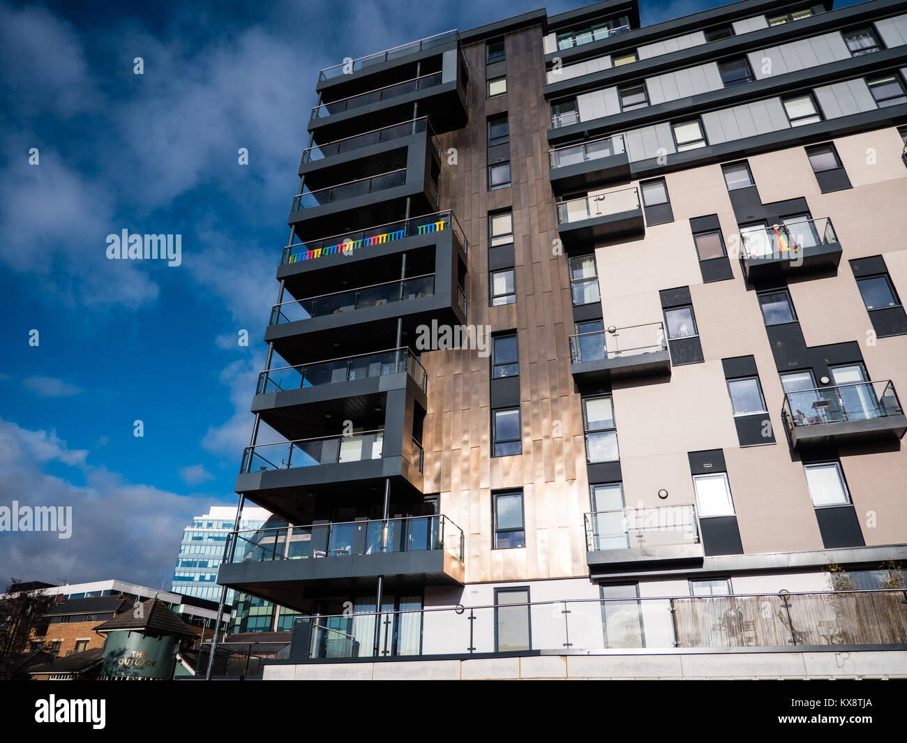 Kennett Casa Appartamento Appartamenti Reading, Berkshire, Inghilterra, Regno Unito, GB Foto Stock