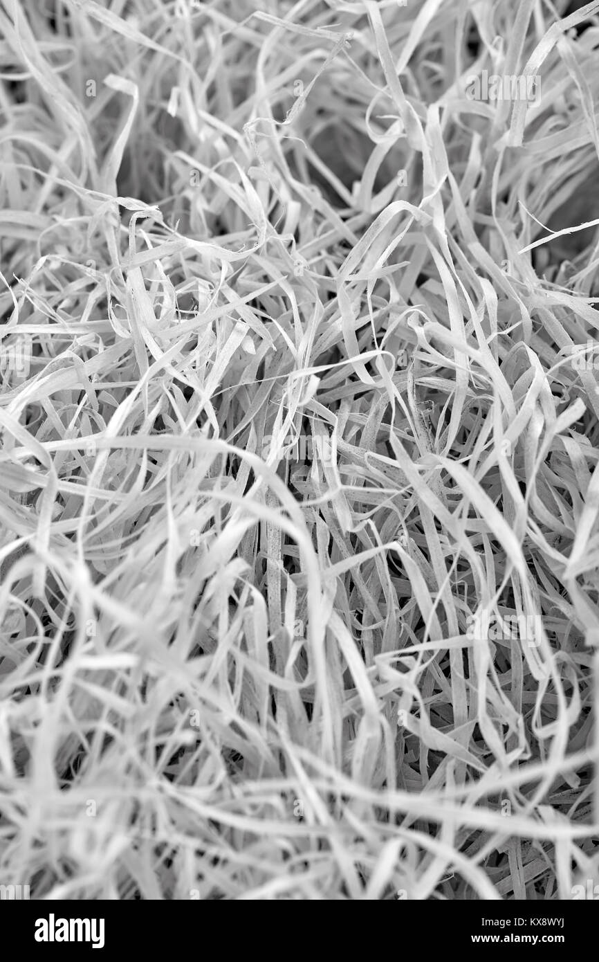 Paglia decorativa, naturale del materiale di imballaggio Foto Stock