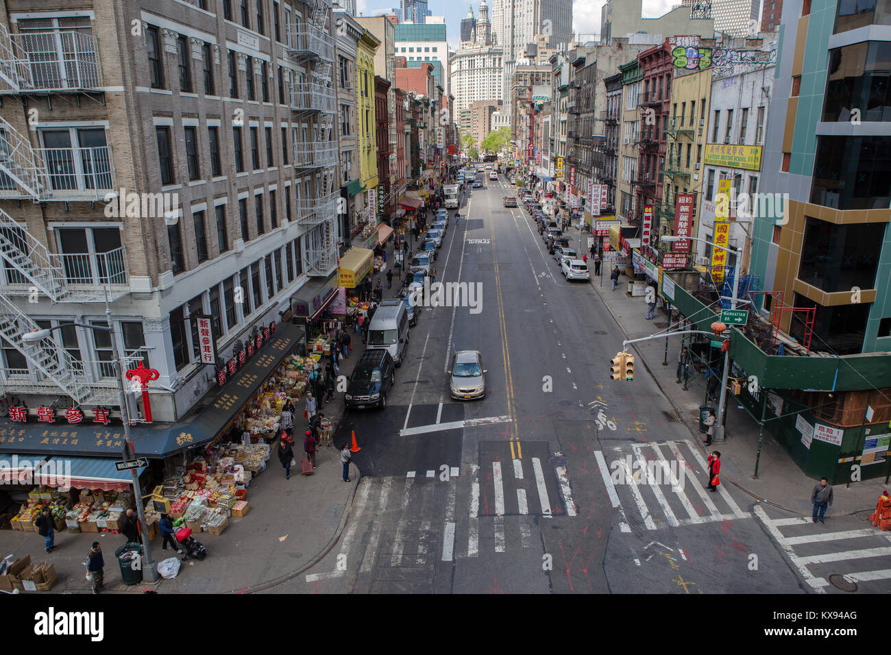 China Town in New York Foto Stock