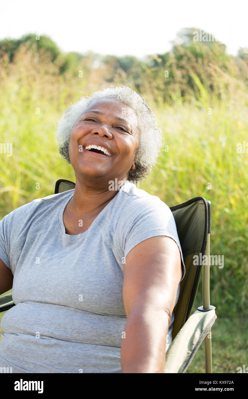 Coppia afro-americano di donna. Foto Stock