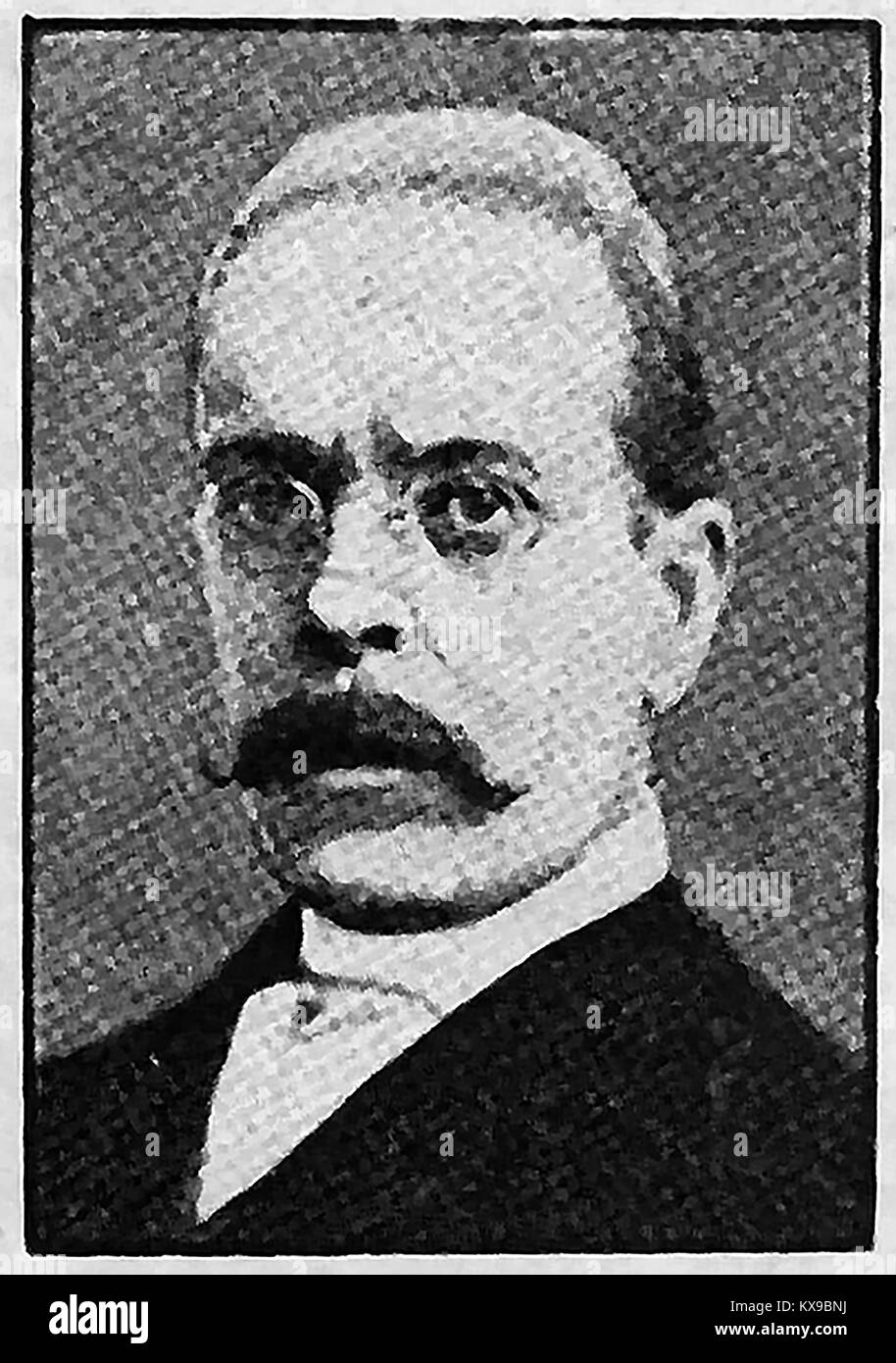 Dottor Claudio Williman - un ritratto del Presidente dell Uruguay nel 1909 Foto Stock