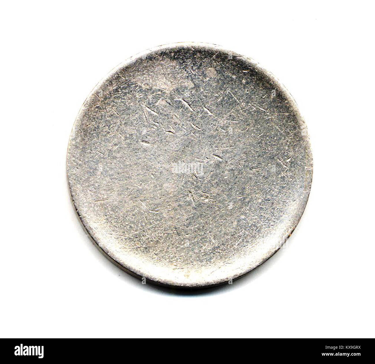 Questa immagine mostra una moneta messicana da 500 pesos coniata dal 1986 al 1992, con il suo design, le iscrizioni e il ruolo di valuta. Foto Stock