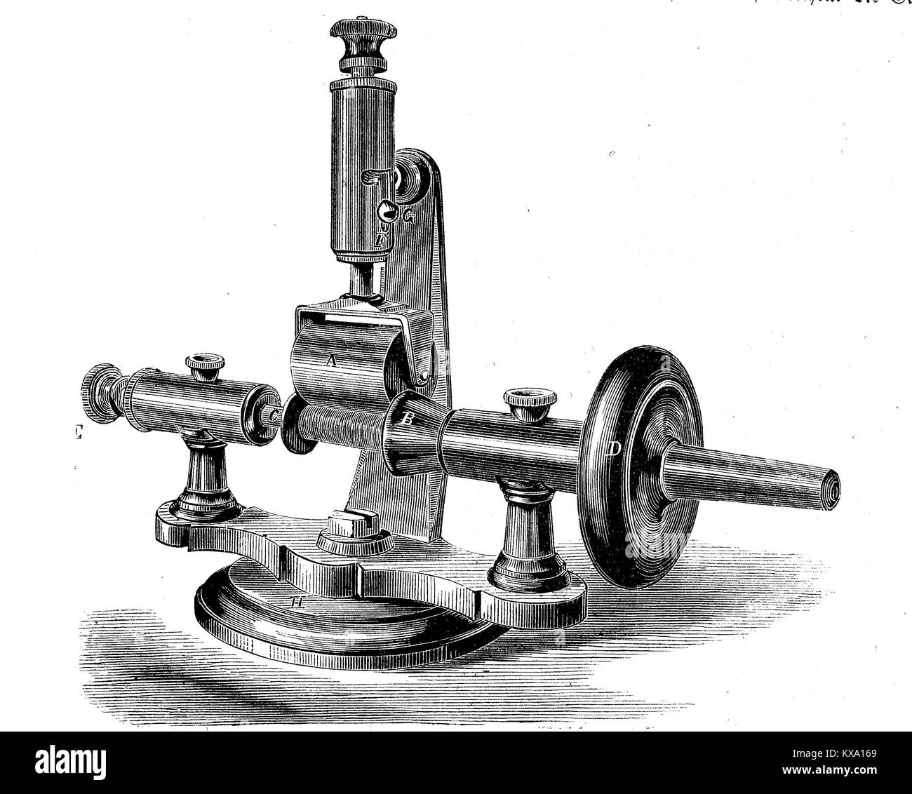 Invenzioni, macchina di avvolgimento per macchine da cucire, questa macchina avvolge il filo sulla bobina del tiratore macchine da cucire, digitale riproduzione migliorata da un originale xilografia o illustrazione a partire dall'anno 1880 Foto Stock