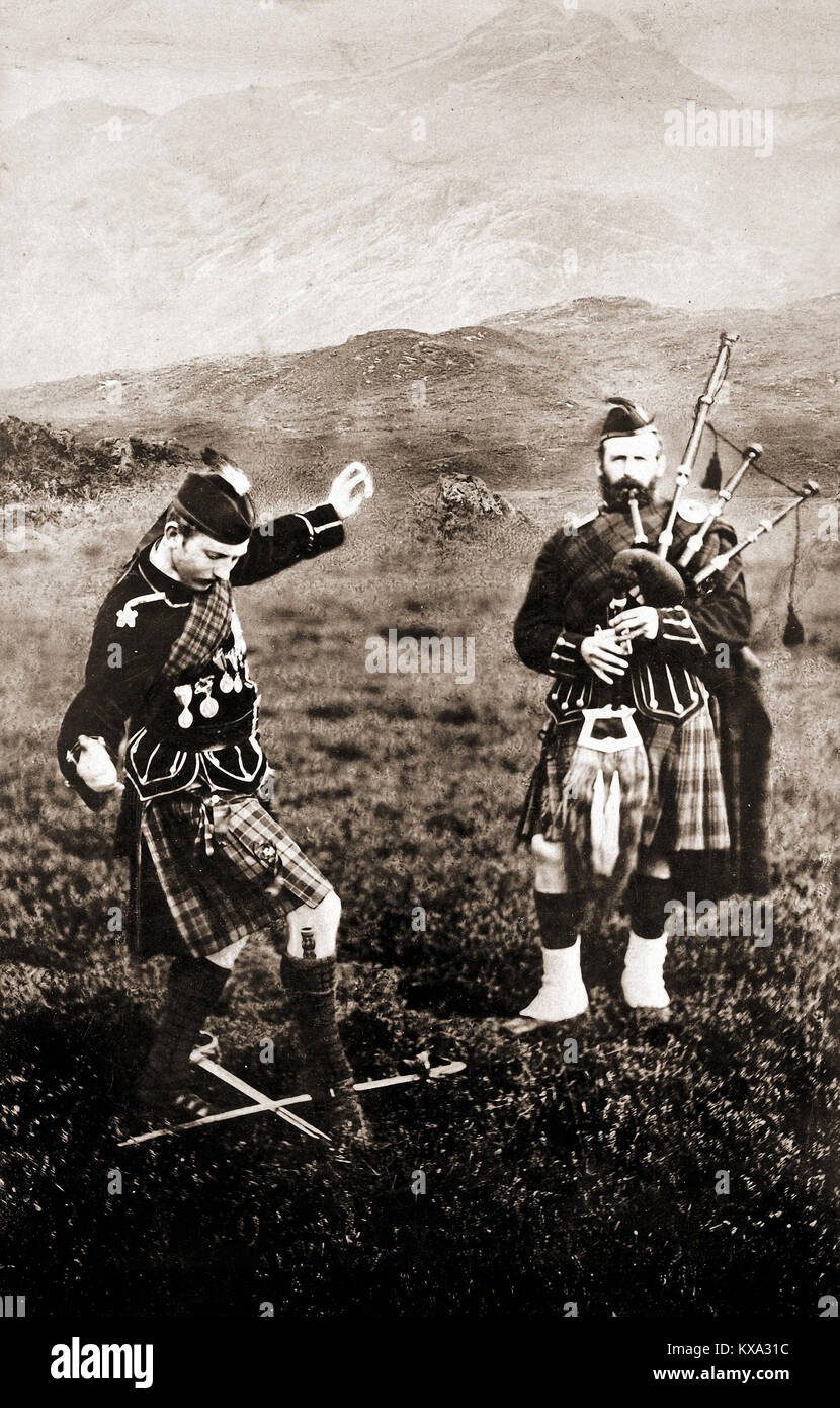 Scottish Highland Dance Foto Stock