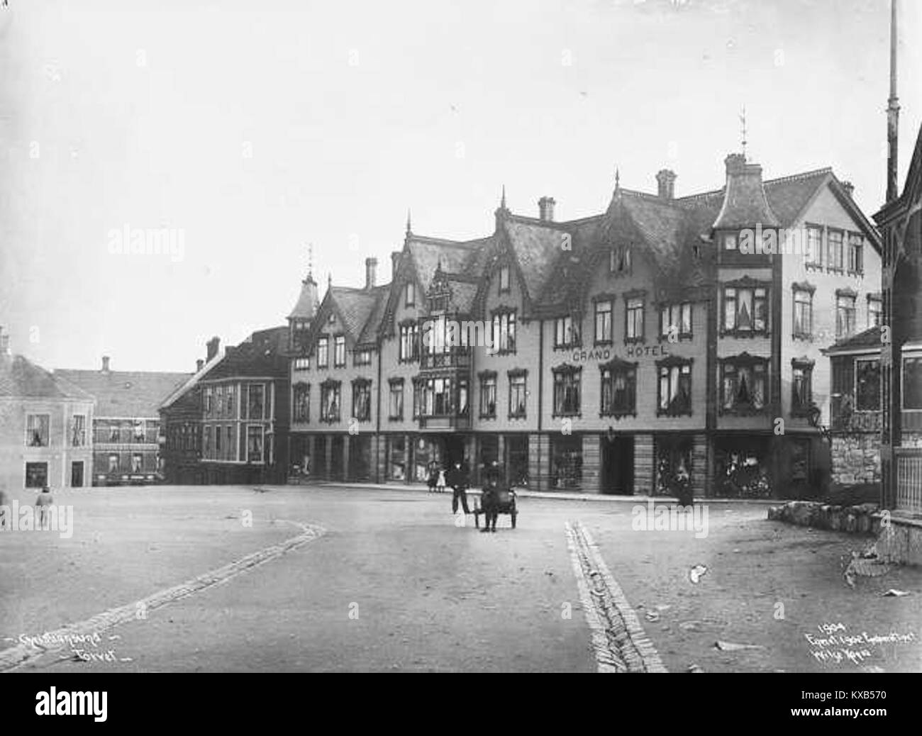 Grand Hotel, Kristiansund, 25. settembre 1902, Anders birra Wilse, NF.W 01904 Foto Stock