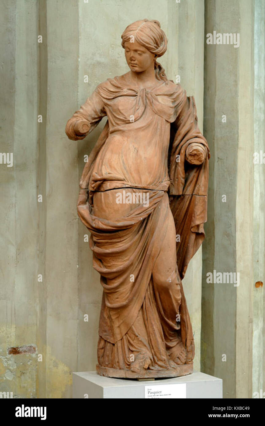 La Religion di Jean Pasquier, tenutasi al Musée des Augustins, è un'opera che riflette temi di fede, spiritualità e interpretazione artistica della devozione religiosa attraverso la composizione simbolica. Foto Stock