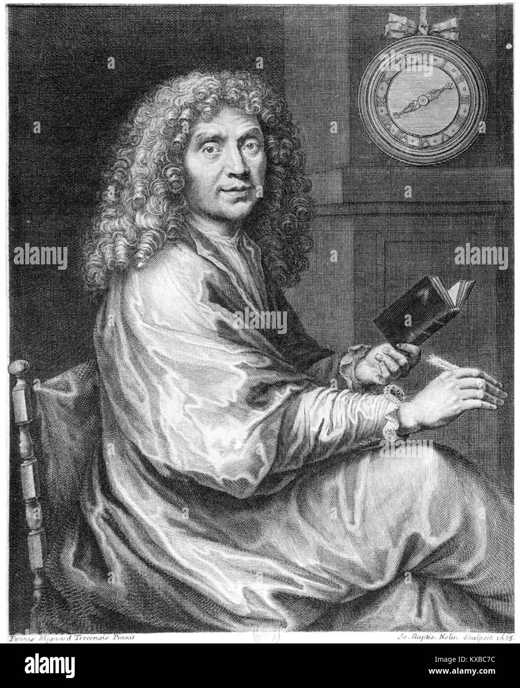 Giovanni battista Poquelin dit Molière un Foto Stock