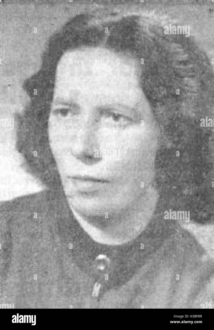 Immagine identificata con il nome Marička Žnidaršič che mostra un soggetto ritratto documentato. Foto Stock