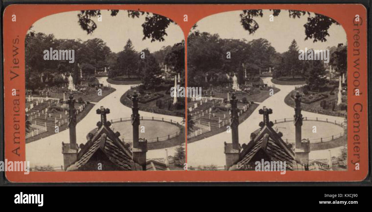 Questa fotografia vintage, scattata da E. & H.T. Anthony, mostra una vista verso ovest di Ocean Hill a Brooklyn, New York. Preso alla fine del XIX secolo, fornisce uno sguardo sullo sviluppo urbano della città durante quel periodo. Foto Stock