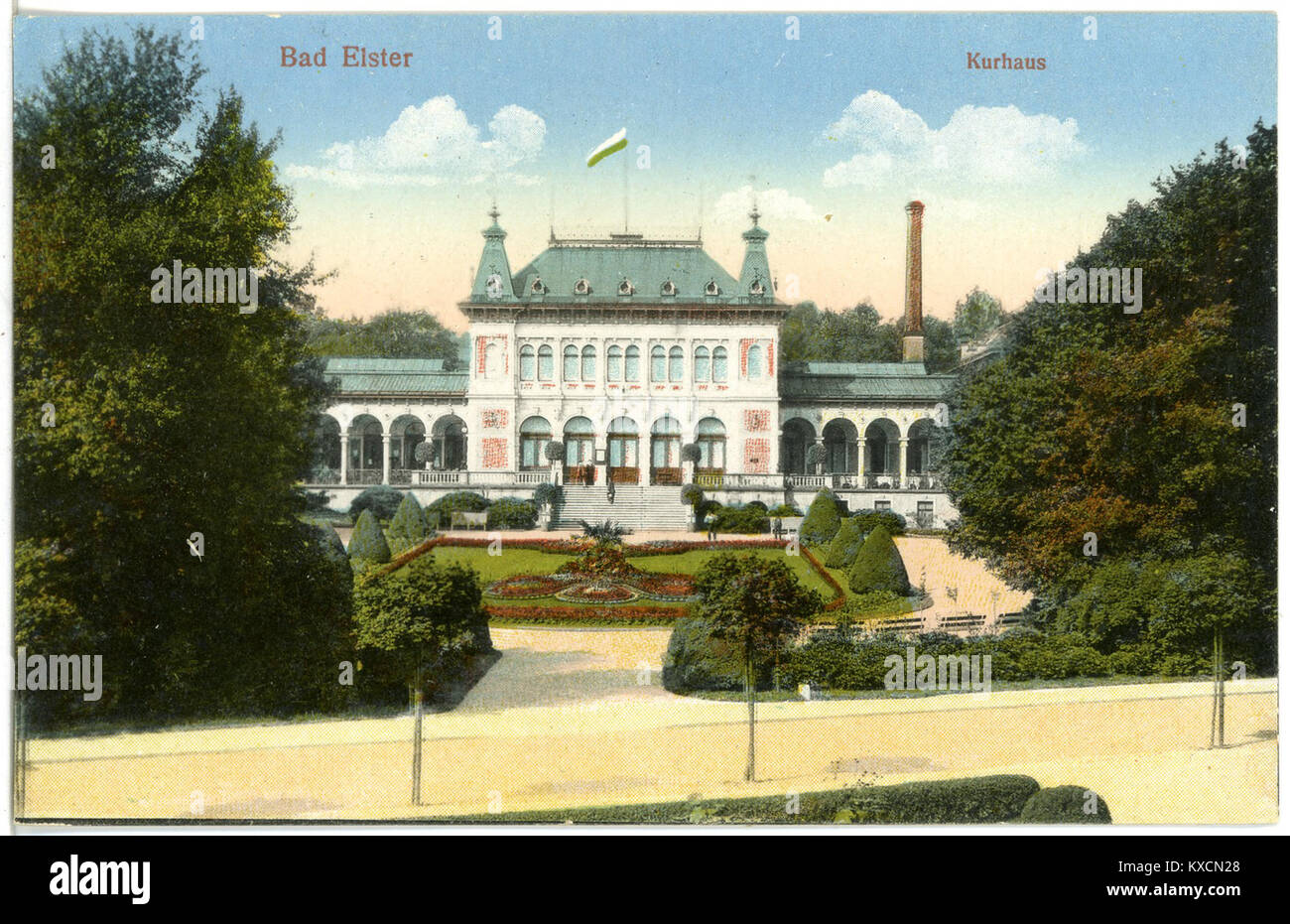 20155-Bad Elster-1916-Kurhaus-Brück & Sohn Kunstverlag Foto Stock